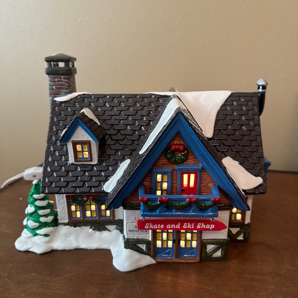 Department 56 Other - Department 56 Festive Village Skate and Ski Shop Decor